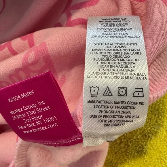 Barbie Pink Matching jogger and sweatshirt Set with Cozy Logo Design